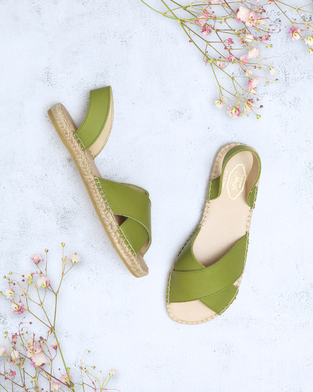 Espadrille Pistachio Flats