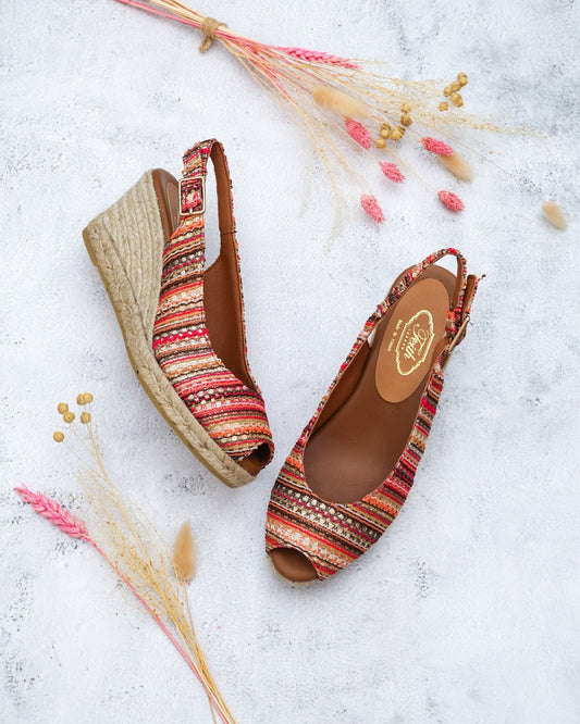 Espadrille Multi- Orange