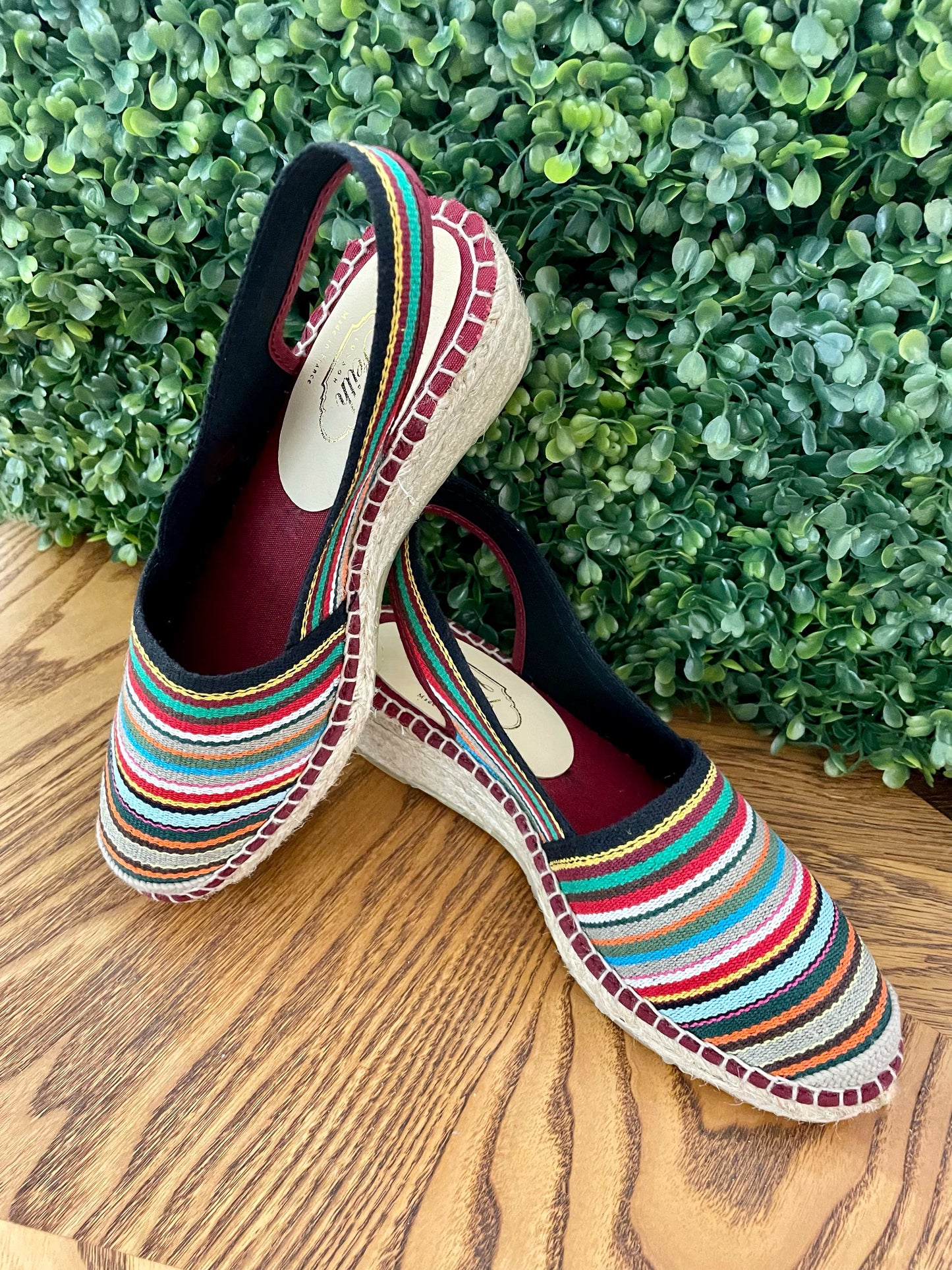 Espadrille Elastique Bayadere