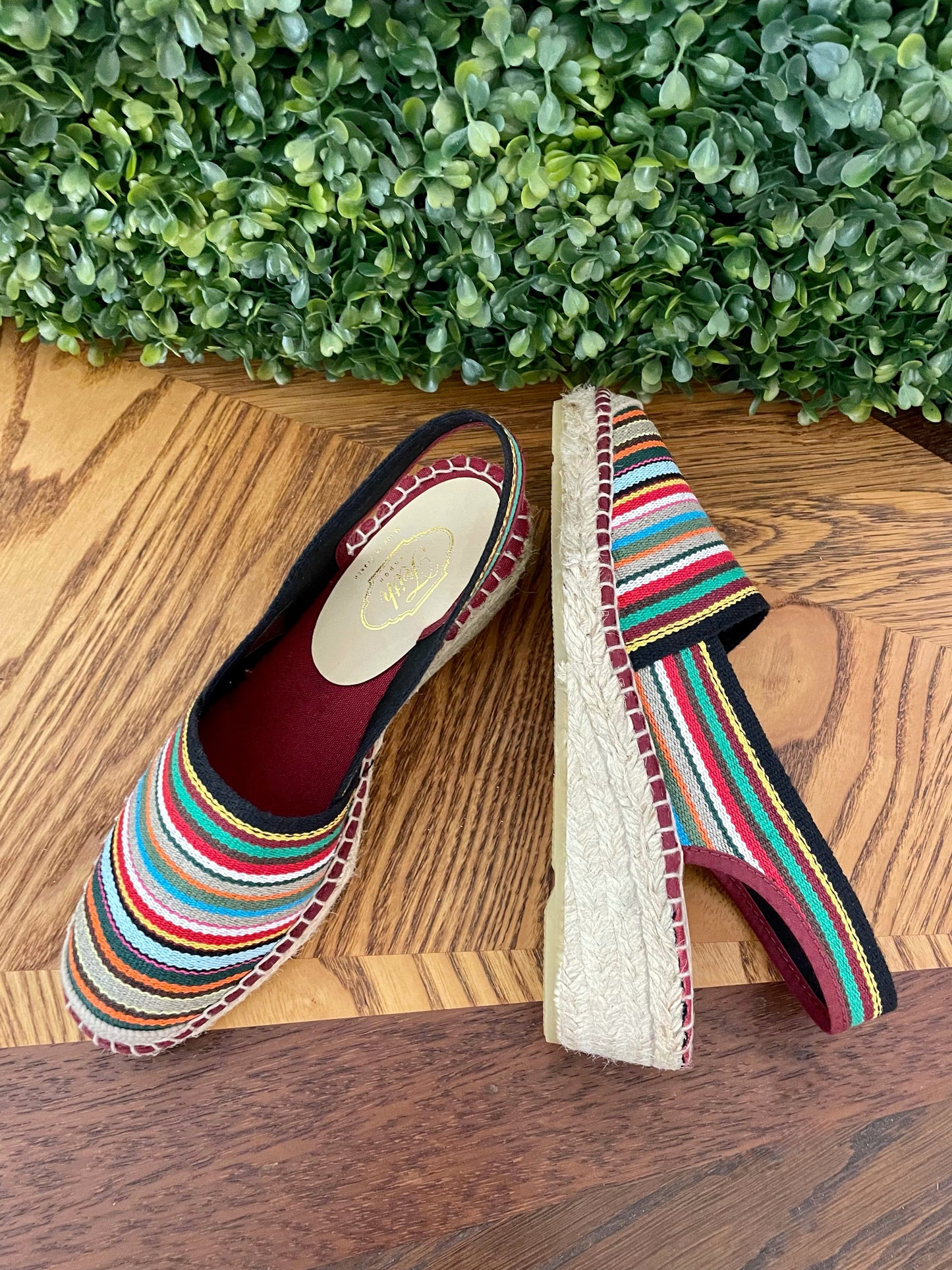 Espadrille Elastique Bayadere