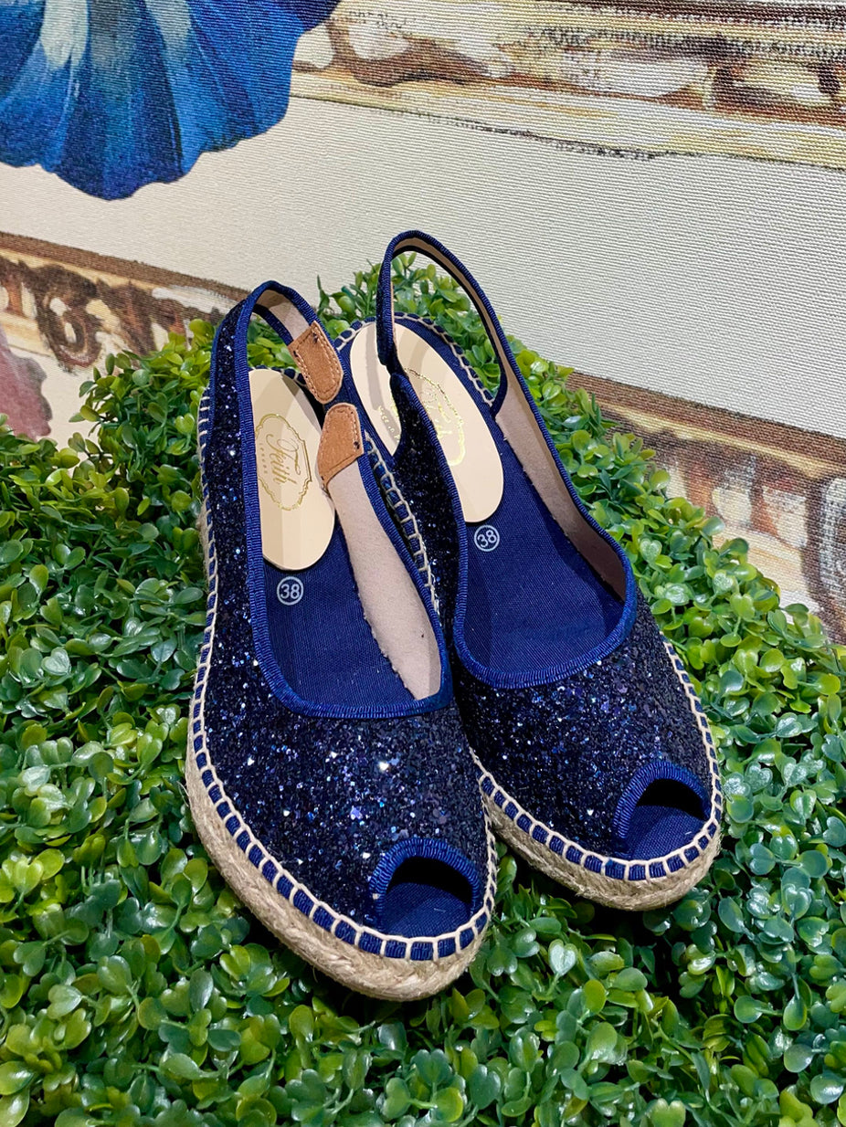Espadrille Glitter Marine