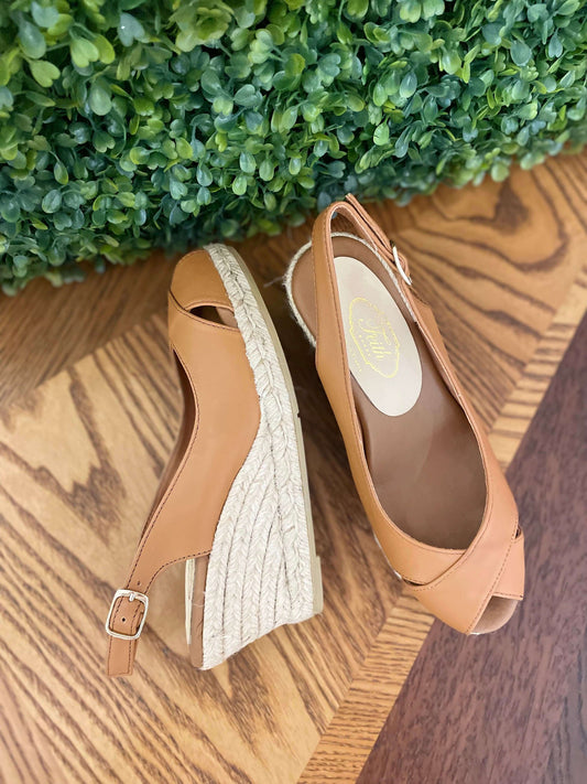 Esapdrille Croise Tan Leather
