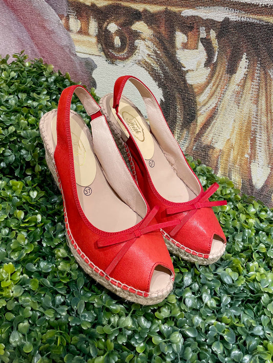 Espadrille Napa Rouge