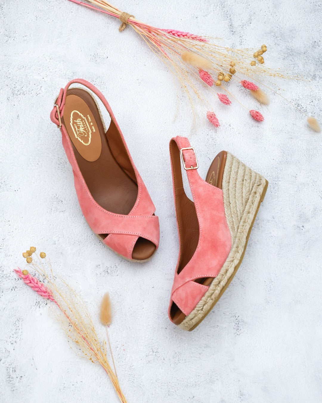 Espadrille Croise Rose