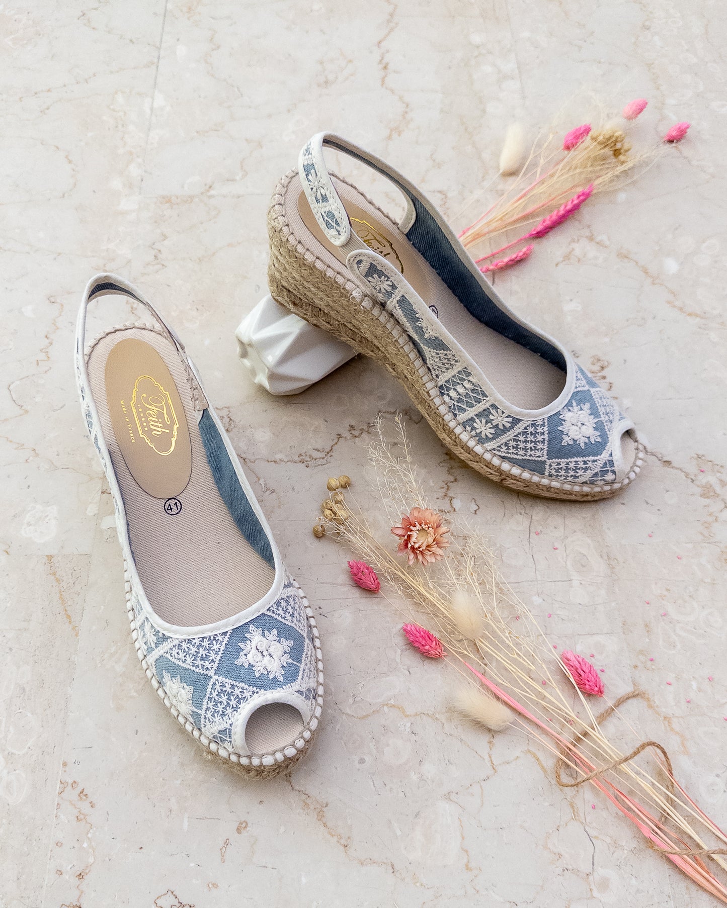 Espadrille Andala Lace Blue