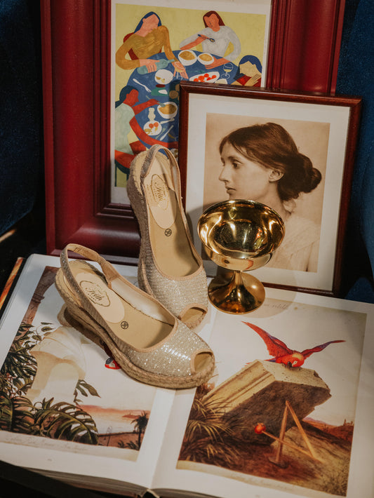 Espadrille Fabric Gold